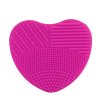 Make-up brush cleaning tool pink