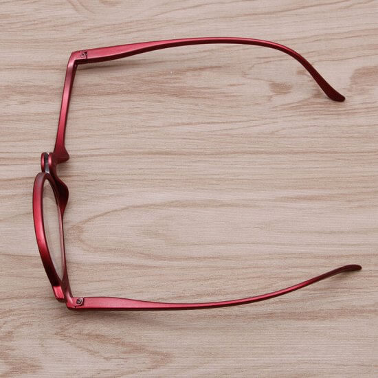 Makeupbrille rot